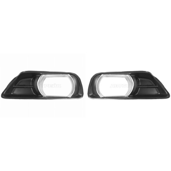Рамки противотуманных фар Тойота Камри Toyota Camry V40 (2006-2009) комплект 2 штуки левая и правая SAT высокое качество