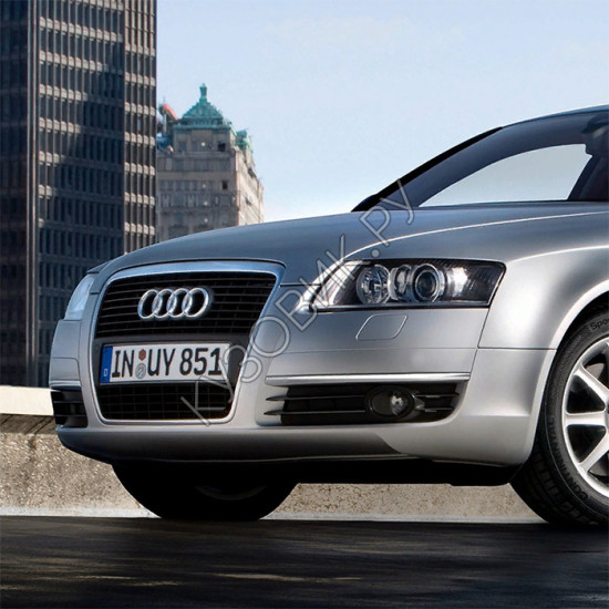 Бампер передний в цвет кузова Audi A6 C6 (2004-2008) Бампер передний в цвет кузова Audi A6 C6 (2004-2008)