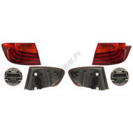 Фонари задние Бмв 5 Серии BMW 5-series F10 (2013-) комплект 2 штуки левый и правый DEPO высокое качество