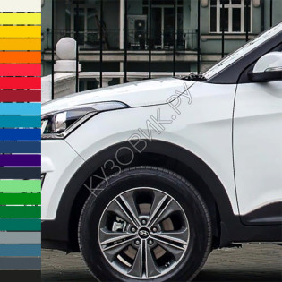 Крыло переднее левое в цвет кузова Hyundai Creta (2016-) с отв