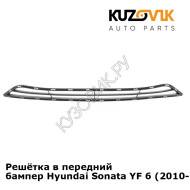 Решётка в передний бампер Hyundai Sonata YF 6 (2010-2014) KUZOVIK