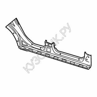 Порог правый Mercedes C-Class W204 (2007-2014)