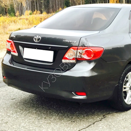 Бампер задний в цвет кузова Toyota Corolla E150 (2010-2013) рестайлинг Бампер задний в цвет кузова Toyota Corolla E150 (2010-2013) рестайлинг