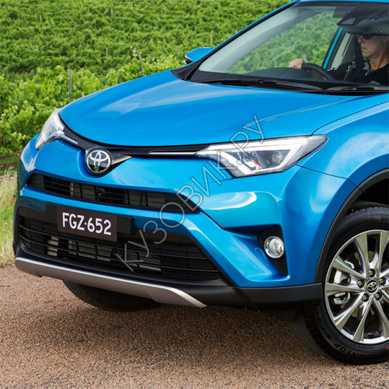 Бампер передний в цвет кузова Toyota Rav4 4 СA40 (2016-2019) рестайлинг Бампер передний в цвет кузова Toyota Rav4 4 СA40 (2016-2019) рестайлинг