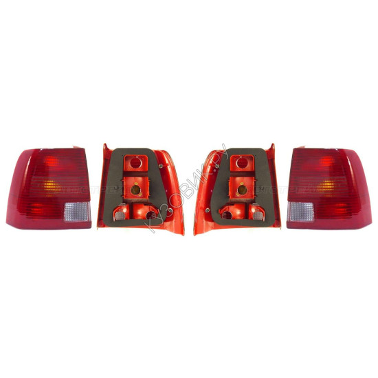 Фонари задние Фольцваген Пассат Volkswagen Passat B5 (1996-2000) комплект 2 штуки левый и правый SAT высокое качество