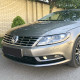 Бампер передний в цвет кузова Volkswagen Passat CC (2012-2017) рестайлинг с отв под омыватель и парктроники