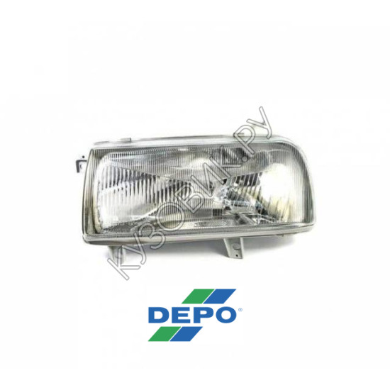 Фара левая Volkswagen Vento (1992-1998) DEPO